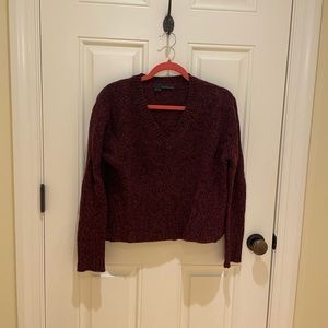 360 Cashmere Maroon Sweater